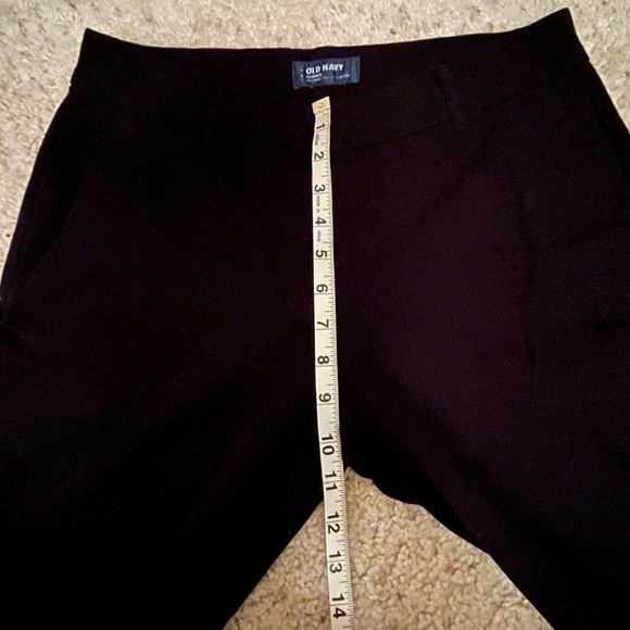 đť…şOld Navy Womens Cropped Front Side Pocket Pants Black Size 6 - Picture 9 of 9